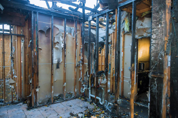 Professional Fire Damage Assessment technician working in Leisuretowne, NJ